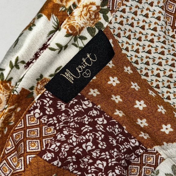 Patchwork Print Mini Dress - Picture 2 of 2